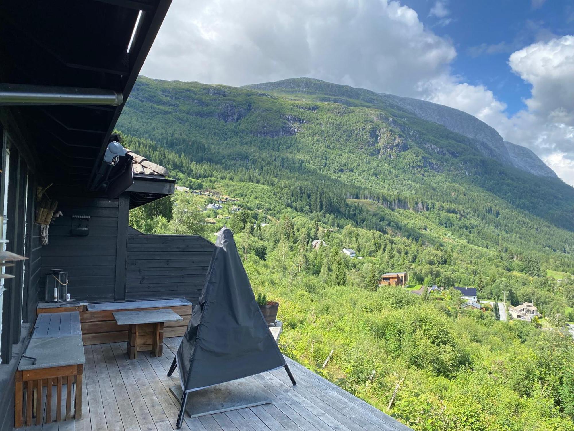 Voss - Flott Hytte I Bavallen Skulestadmo Exterior foto
